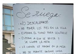 Enlace a Este bar se la saca poniendo todas estas normas, algo controvertidas