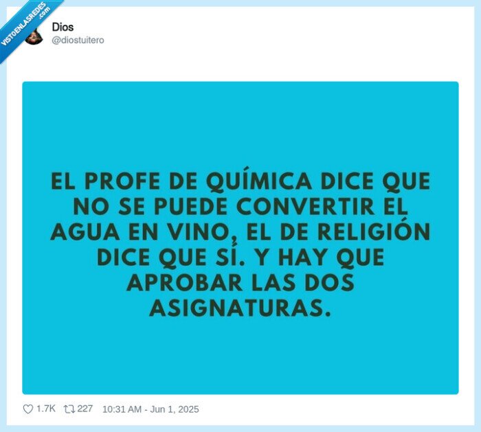 agua,vino,convertir,religión,asignatura,quimica