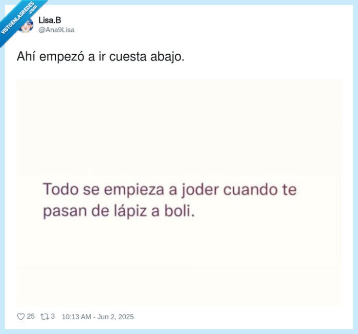 cuesta abajo,boli,lapiz