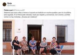 Enlace a Policía, espero que sea broma, por @zerausbrj