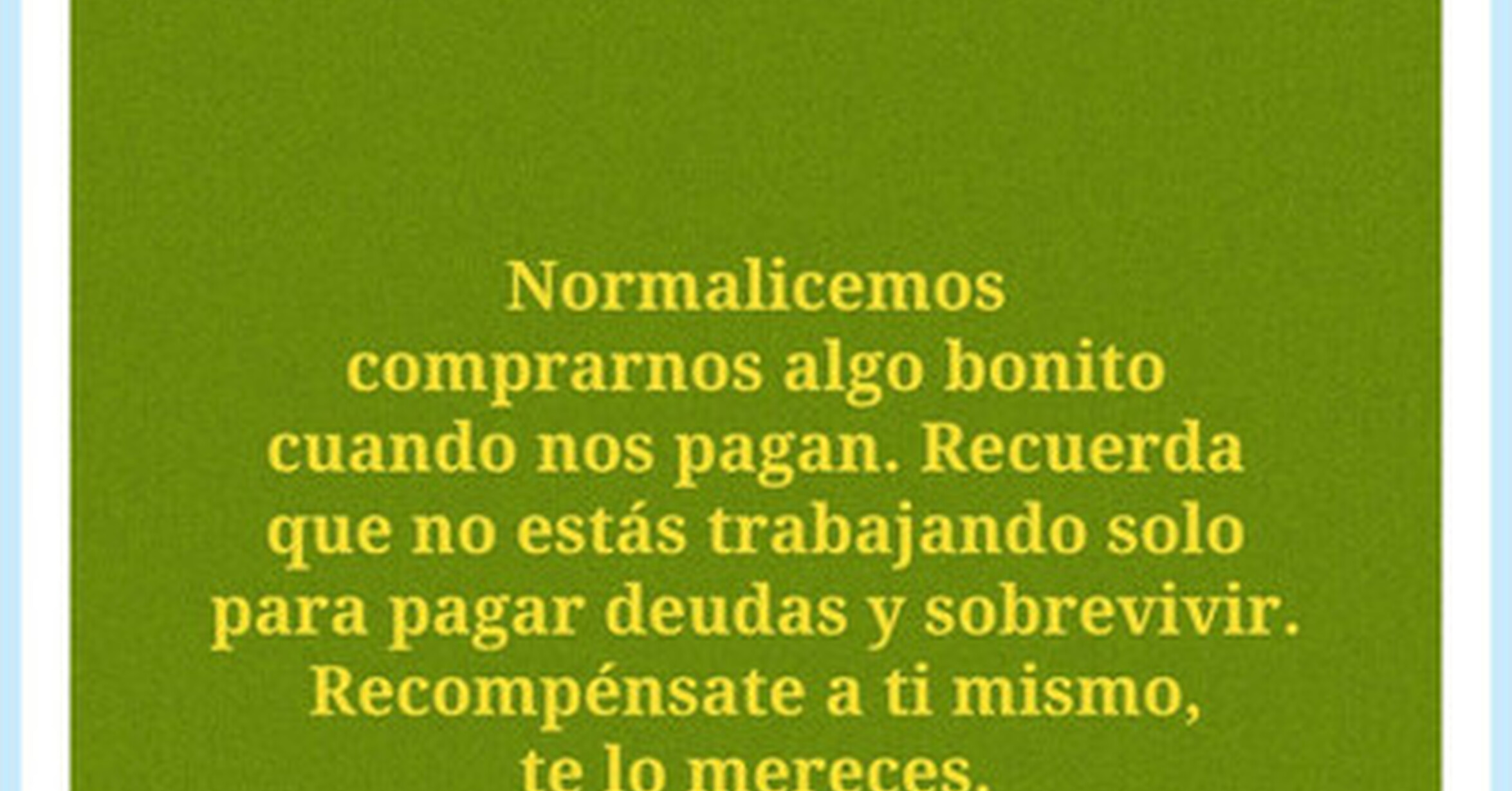 VEF > Visto en las Redes > Lo malo es cuando lo haces y a día 5 de mes ...