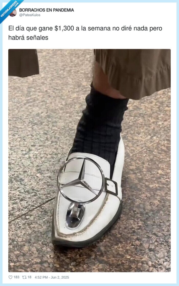 señales,haber,dinero,zapatos,mercedes,logo