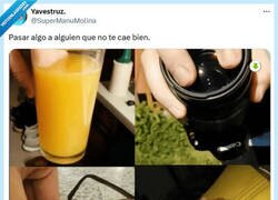 Enlace a Qué aproveche por @supermanumolina