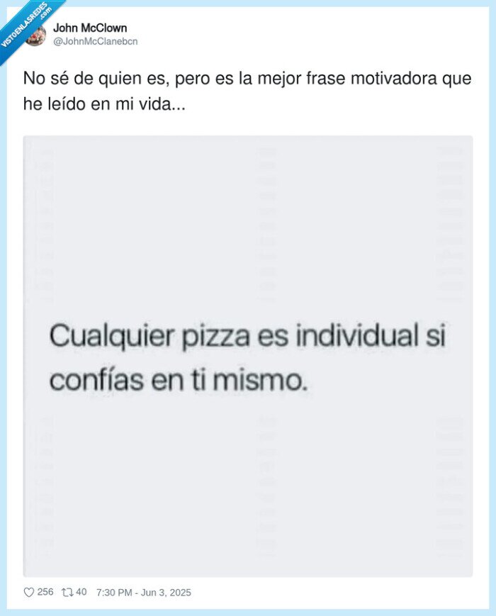 motivadora,pizza individual,frase