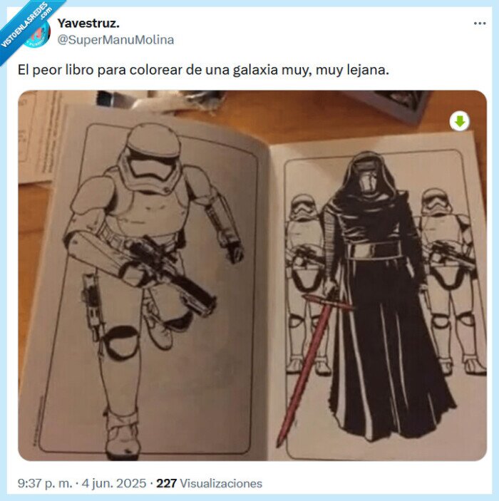 colorear,star wars,libro