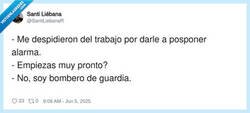 Enlace a Si eres de posponer alarma, vigila, por @SantiLiebanaR