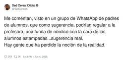 Enlace a ¿Hay gente tan LOCA?, por @SaSadCereal5