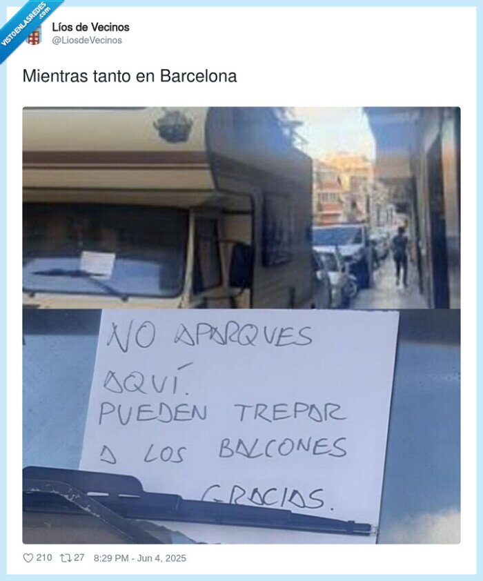 barcelona,mientras tanto,aparcar,trepar,balcones
