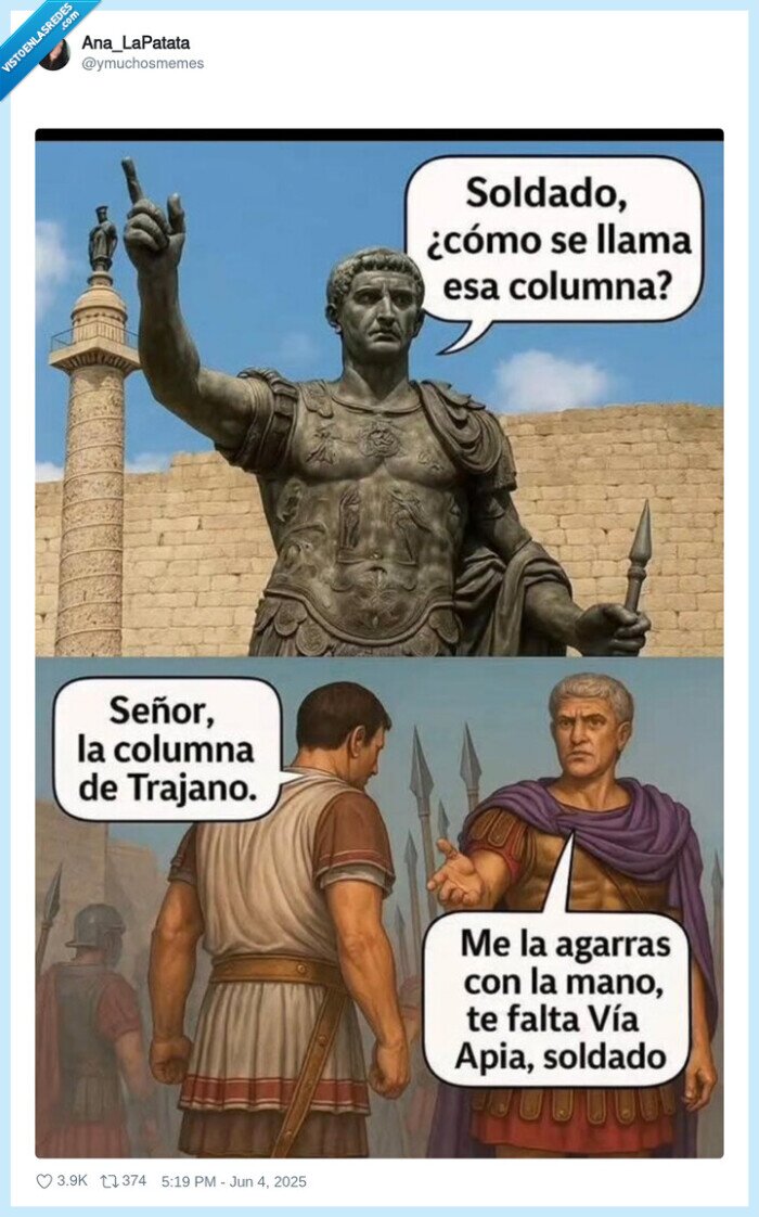 soldado,trajano,columna,via apia