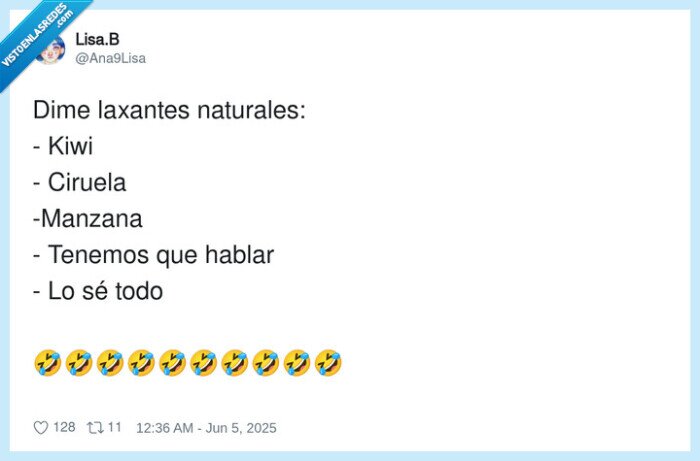 naturales,laxantes,ciruela,manzana,tenemos que hablar