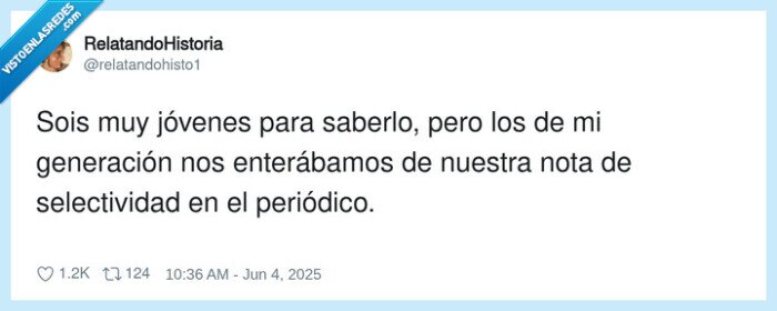 selectividad,enterarse,generación,periódico,saber
