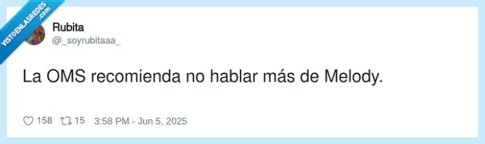 recomienda,hablar,melody,oms