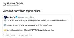 Enlace a Lo que faltaba, el clickbait del clickbait