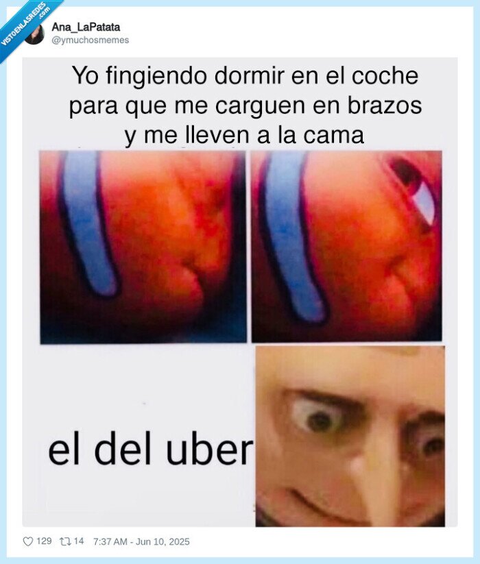 uber,coche,dormido,brazos,cama