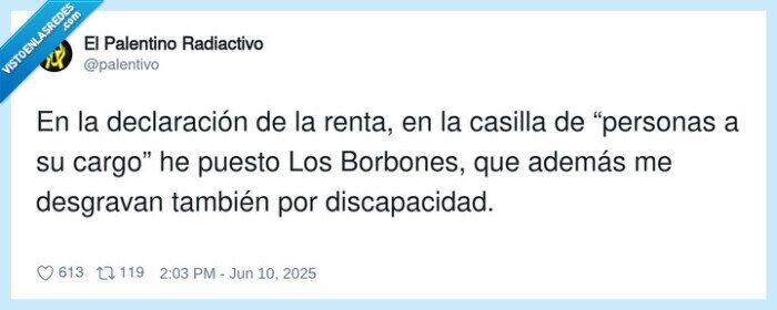 declaración,discapacidad,personas,borbones,desgravar,cargo