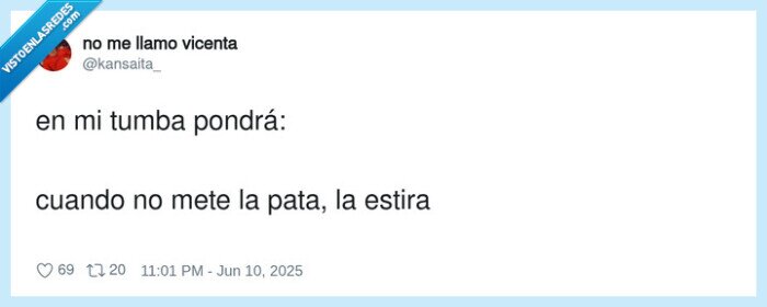 estirar,tumba,pata,meter