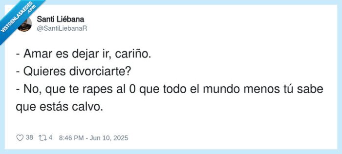 divorcio,dejar ir,calvo