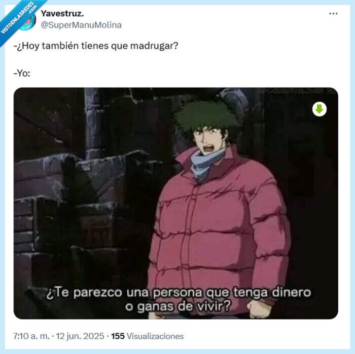 cowboy bepop,madrugar,dinero