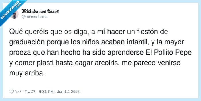 graduación,aprenderse,infantil,arcoiris,fiestón