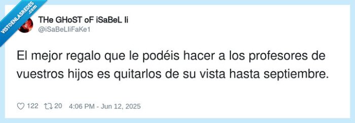 septiembre,profesores,quitar,hijos,regalo