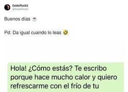 Enlace a Cualquier tipo de frío me vale, por @0xidoRock3