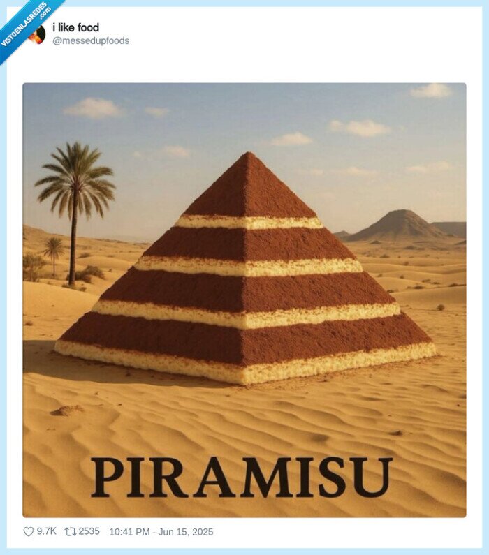 pirámide,tiramisu