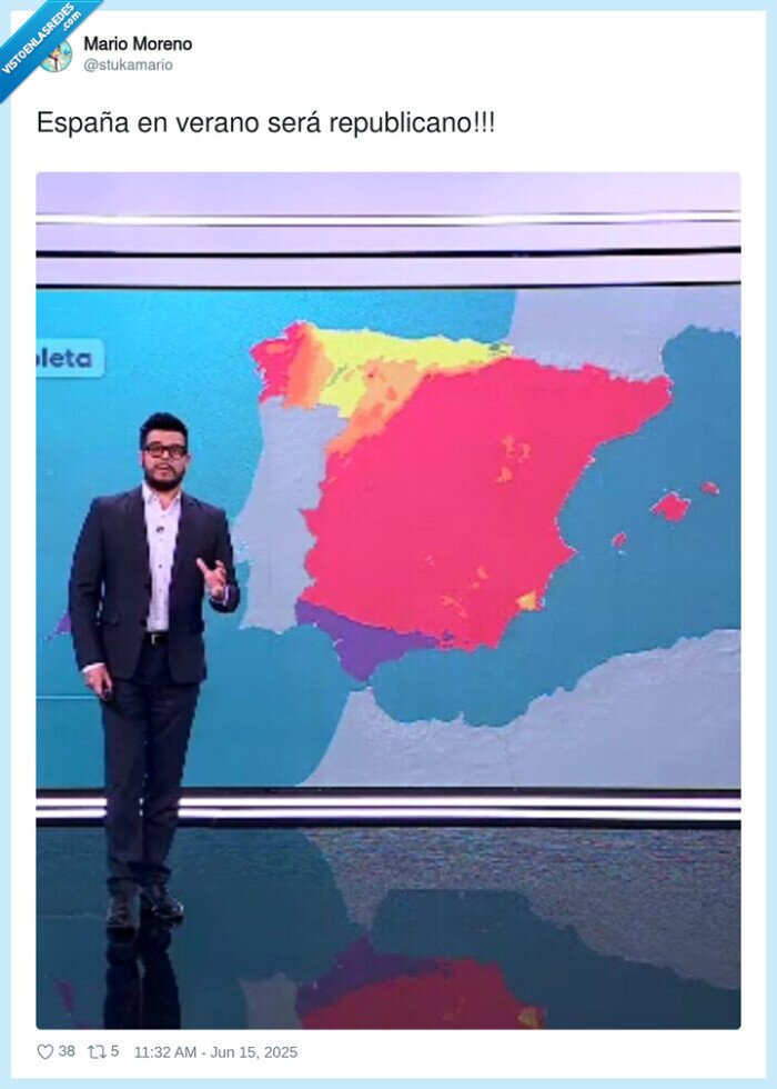republicano,españa,verano,mapa,calor
