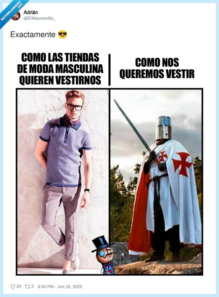 vestir,prendas,moda masculina,templario