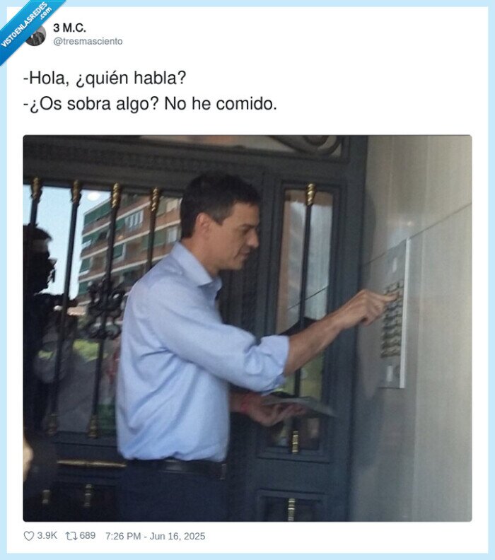 no he comido,pedro sanchex,telefonillo