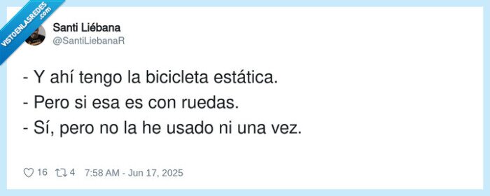 bicicleta,estática,ruedas,usado