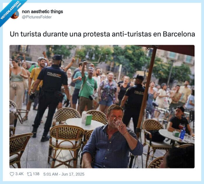 barcelona,turista,guiri,protesta