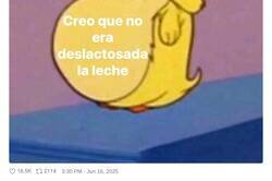 Enlace a El barrigón que se te queda tras beber leche con lactosa siendo intolerante, por @En_jupiter_