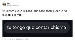 Enlace a Vivo por este tipo de mensajes, por @xexu_fernandez