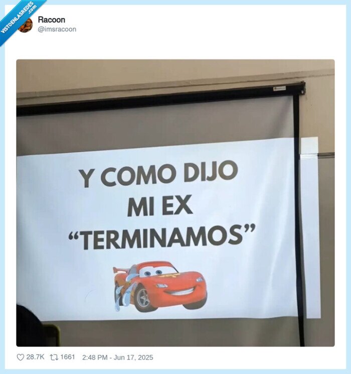 ex,rayo mcqueen,terminar,cortar