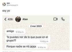 Enlace a Qué ridículo te sientes cuando te pasa