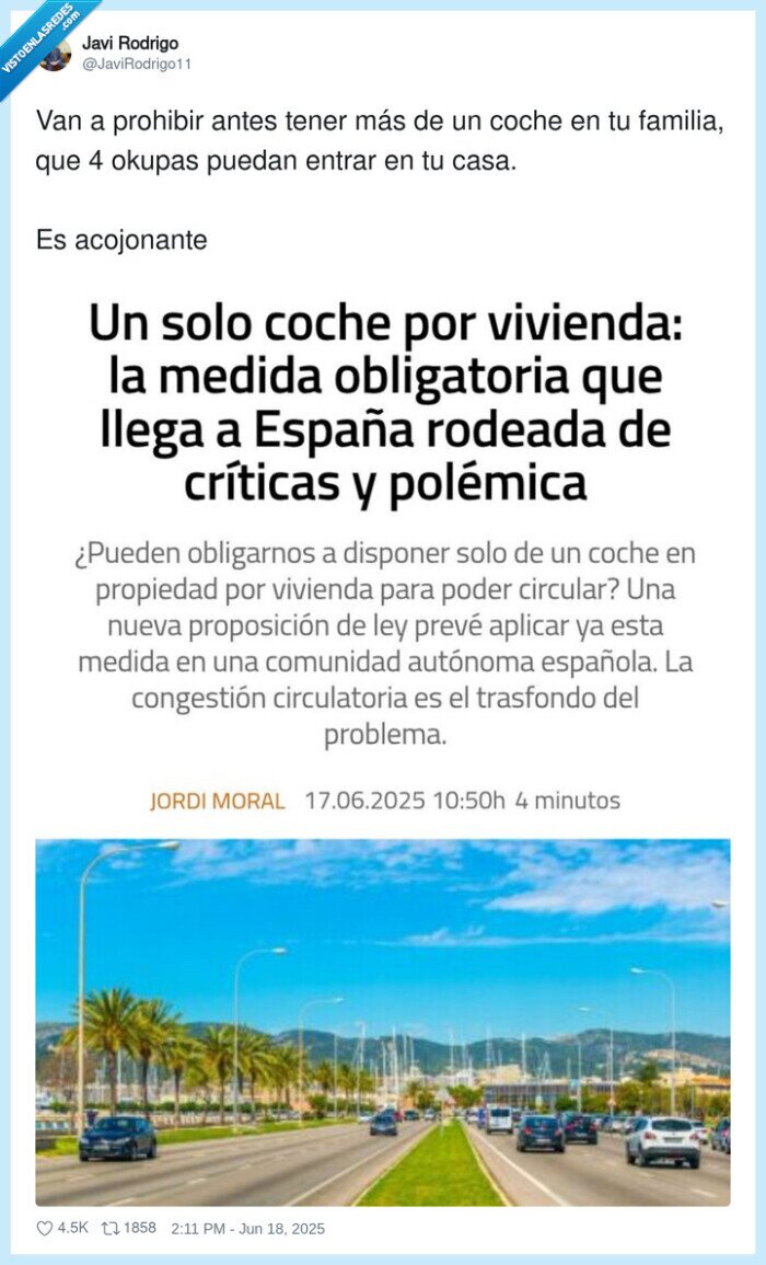 coches,familia,prohibir,okupas