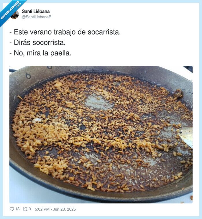 socarrista,socorrista,trabajo,verano,socarrat,paella