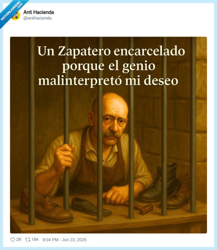 genio,deseo,malinterpretar,carcel,zapatero