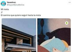 Enlace a La meta es dormir por @supermanumolina