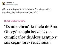 Enlace a Lo de Ana Obregón y su nieta ya empieza a dar muy mal rollo, por @Mercede84704540