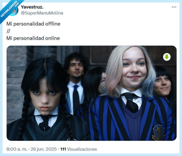 personalidad,offline,online,miércoles