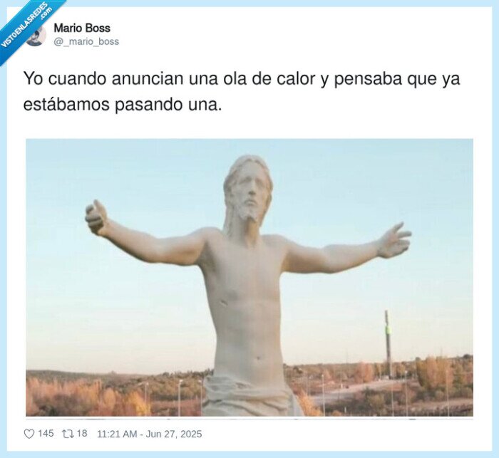 estábamos,anunciar,ola de calor