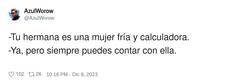 Enlace a Fría y calculadora, por @AzulWorow