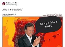 Enlace a Se viene la cosa calentita, por @SusanaAmestoy