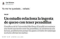 Enlace a Más bien serían quesadillas, por @CarlWinslou