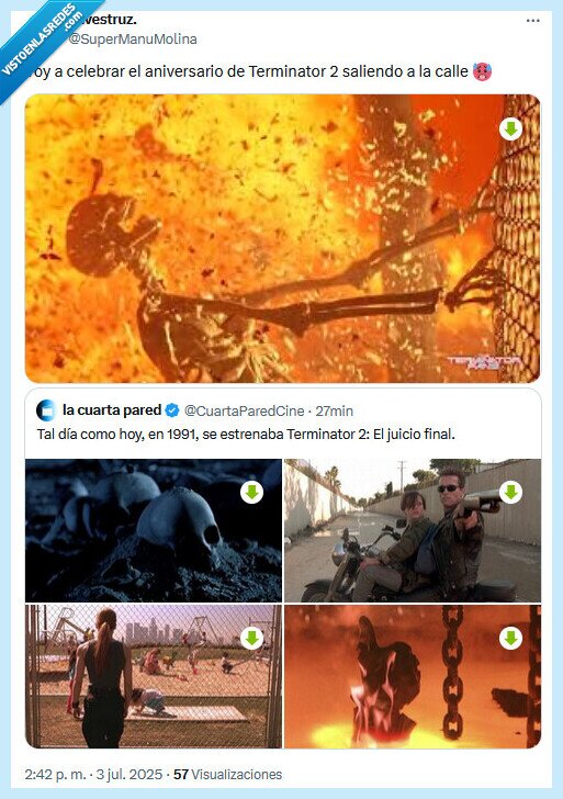 terminator,calor,calle,aniversario