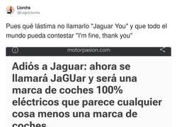 Enlace a Jaguar se fue por la senda woke, por @LegoLlorchs