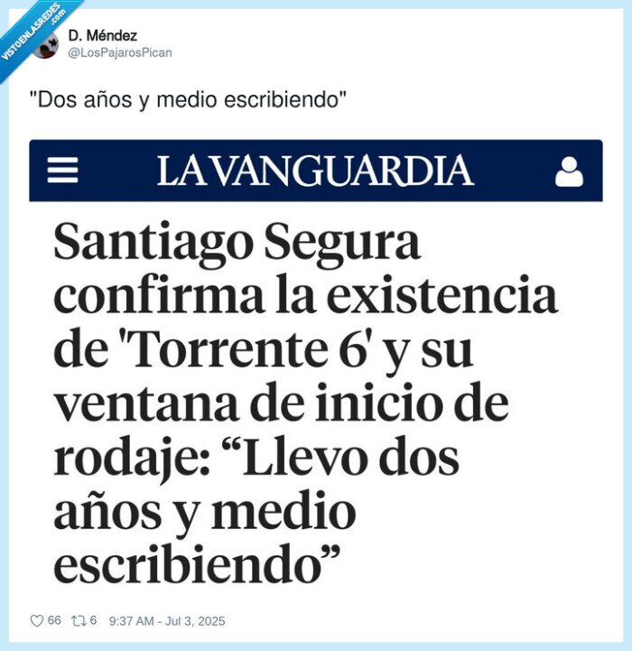 santiago segura,torrente 6