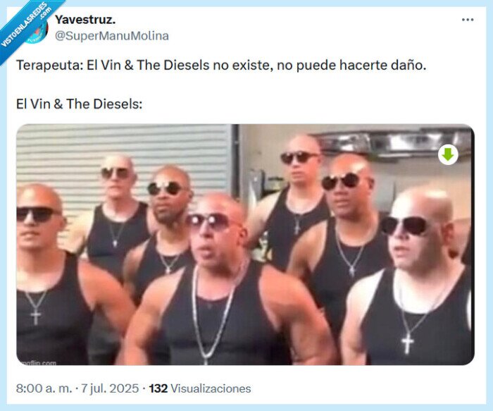 vin diesel,grupo,terapeuta