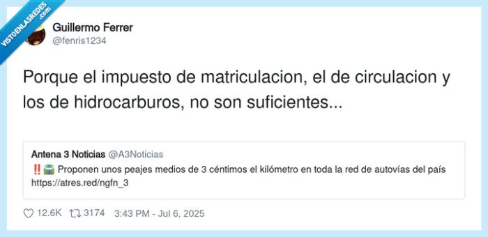 matriculacion,hidrocarburos,circulacion,suficientes,impuestos